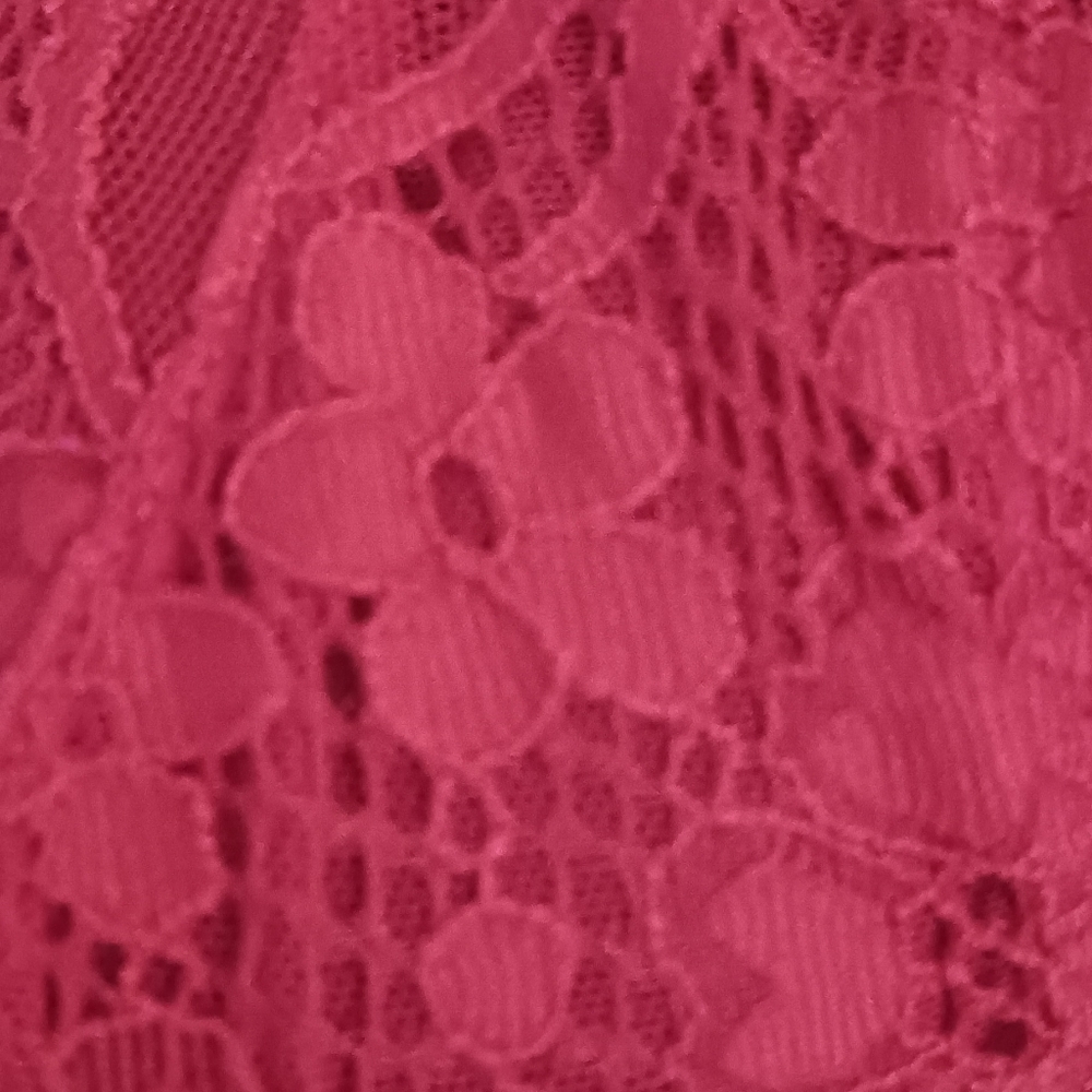 Free People Galloon Lace Halter Bralette Deep Pink Women's Size XS - Picture 3 of 7